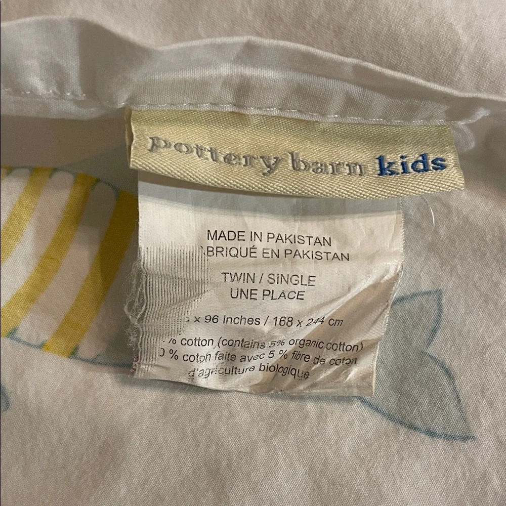 Pottery Barn Kids Dolphin Print Sheet Set - Picture 2 of 4